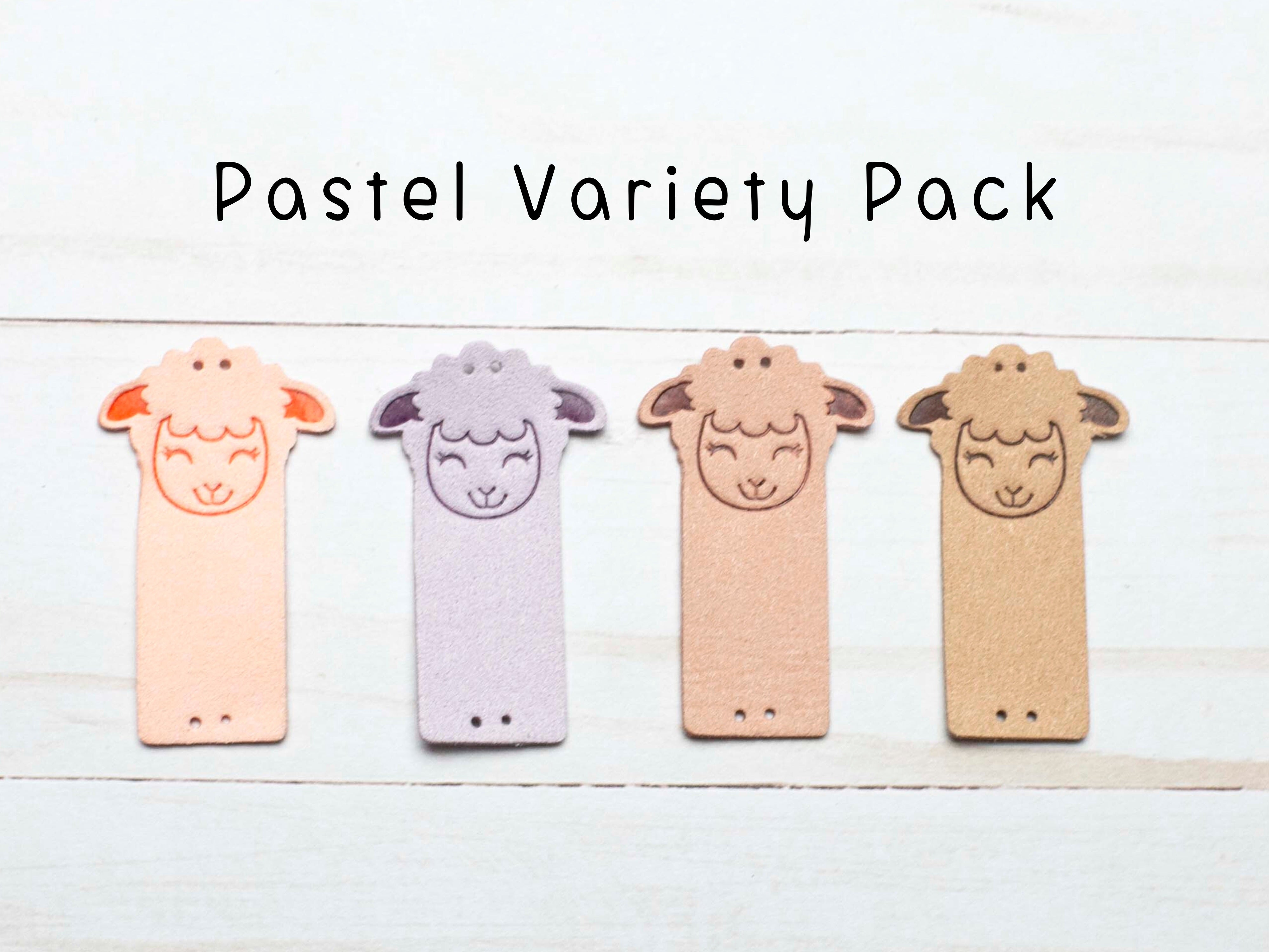 Faux Suede Fold-Over Tags