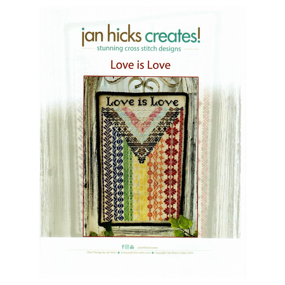 Love is Love Cross Stitch Pattern
