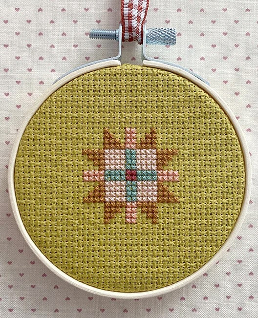 New England 2 Quilt Block Cross Stitch Pattern