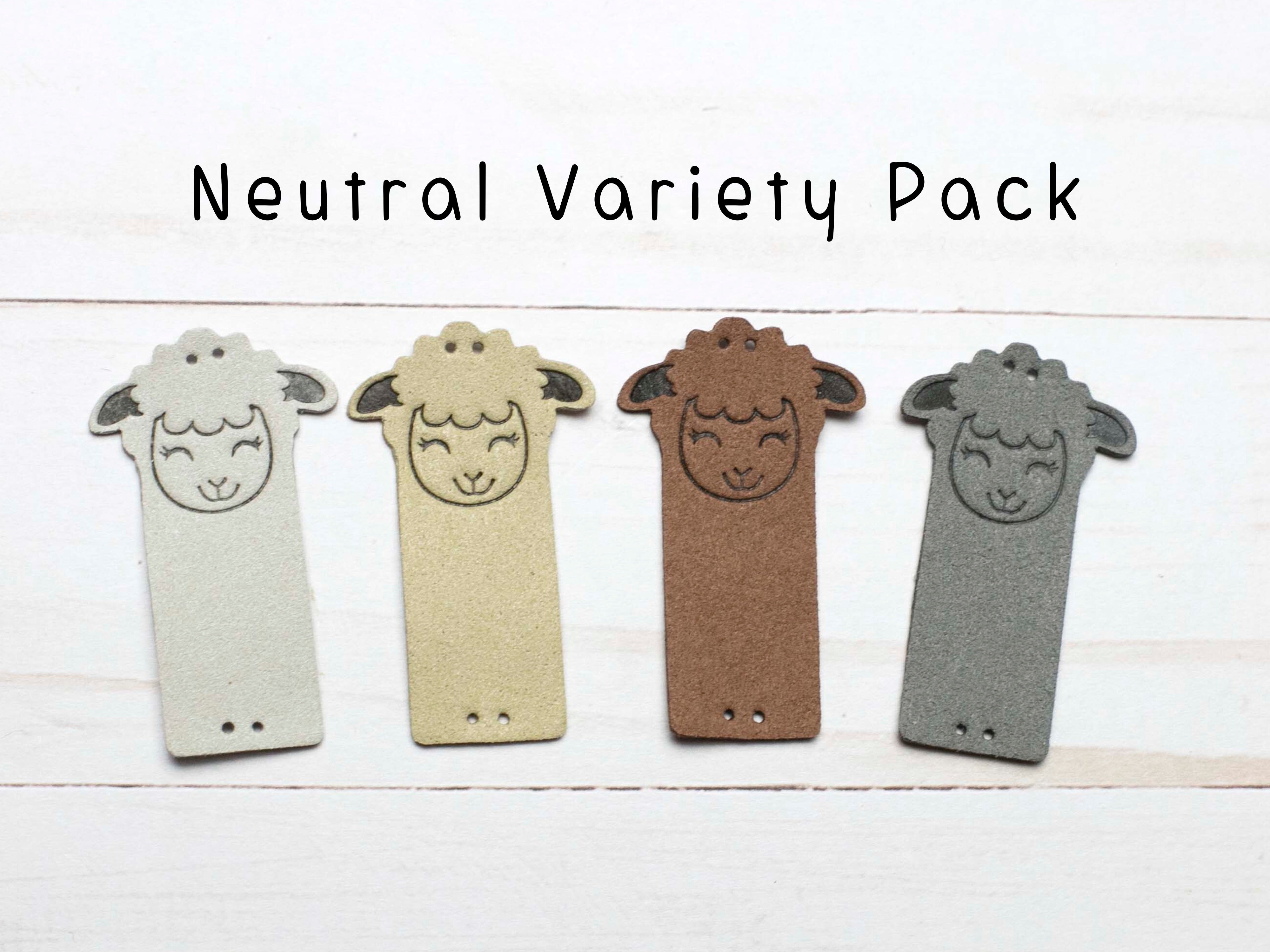 Faux Suede Fold-Over Tags