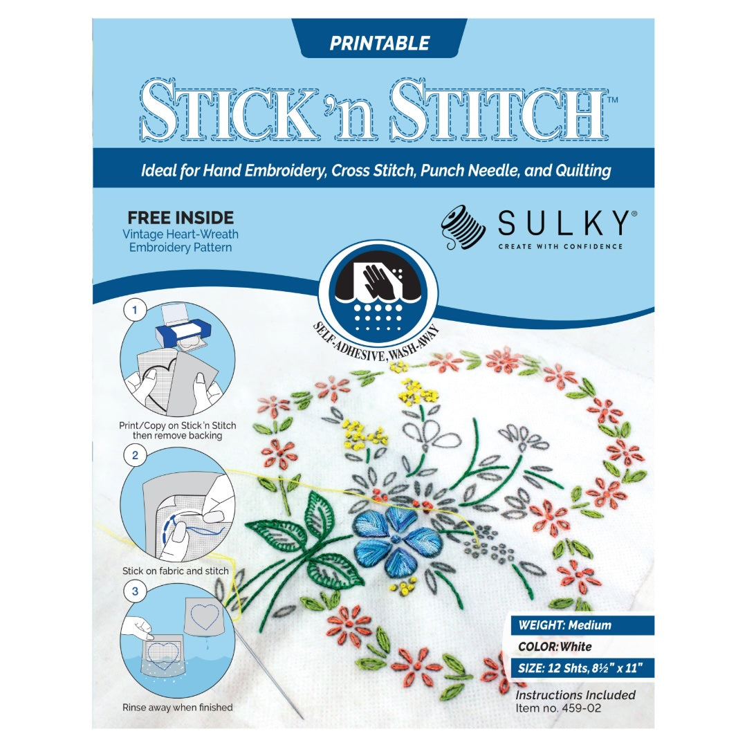 Stick and Stitch Water Soluble Stabilizer